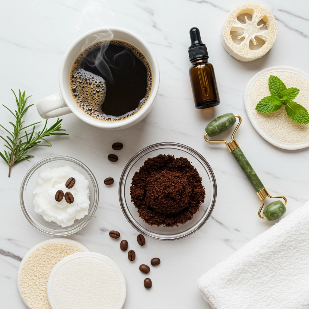 "Coffee beauty benefits for skin and hair with natural DIY treatments"