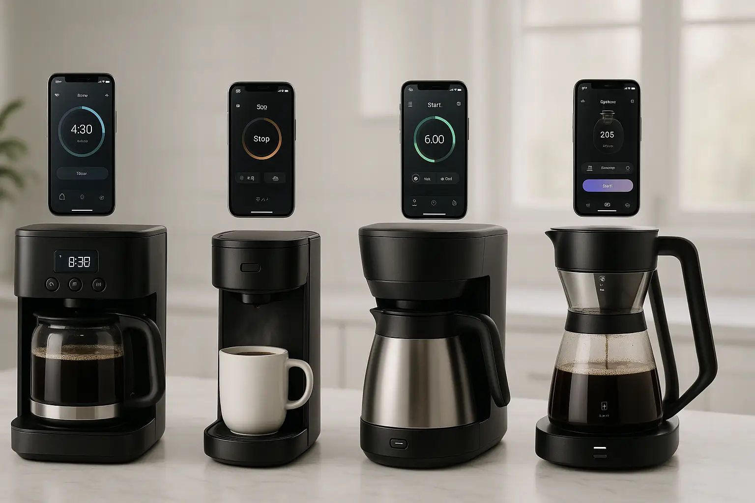 Best smart coffee makers with app control featured models 2025