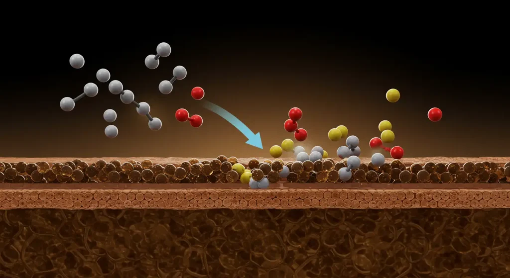 "Calcium magnesium ions extracting coffee compounds molecular level"